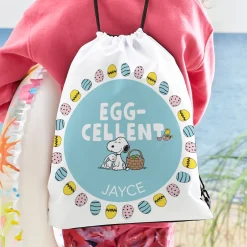 PEANUTS® Egg-Cellent Drawstring Bag