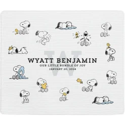 PEANUTS® Fun Faces with Snoopy™ Plush Baby Blanket