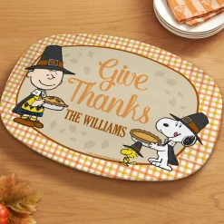 PEANUTS® Give Thanks Platter