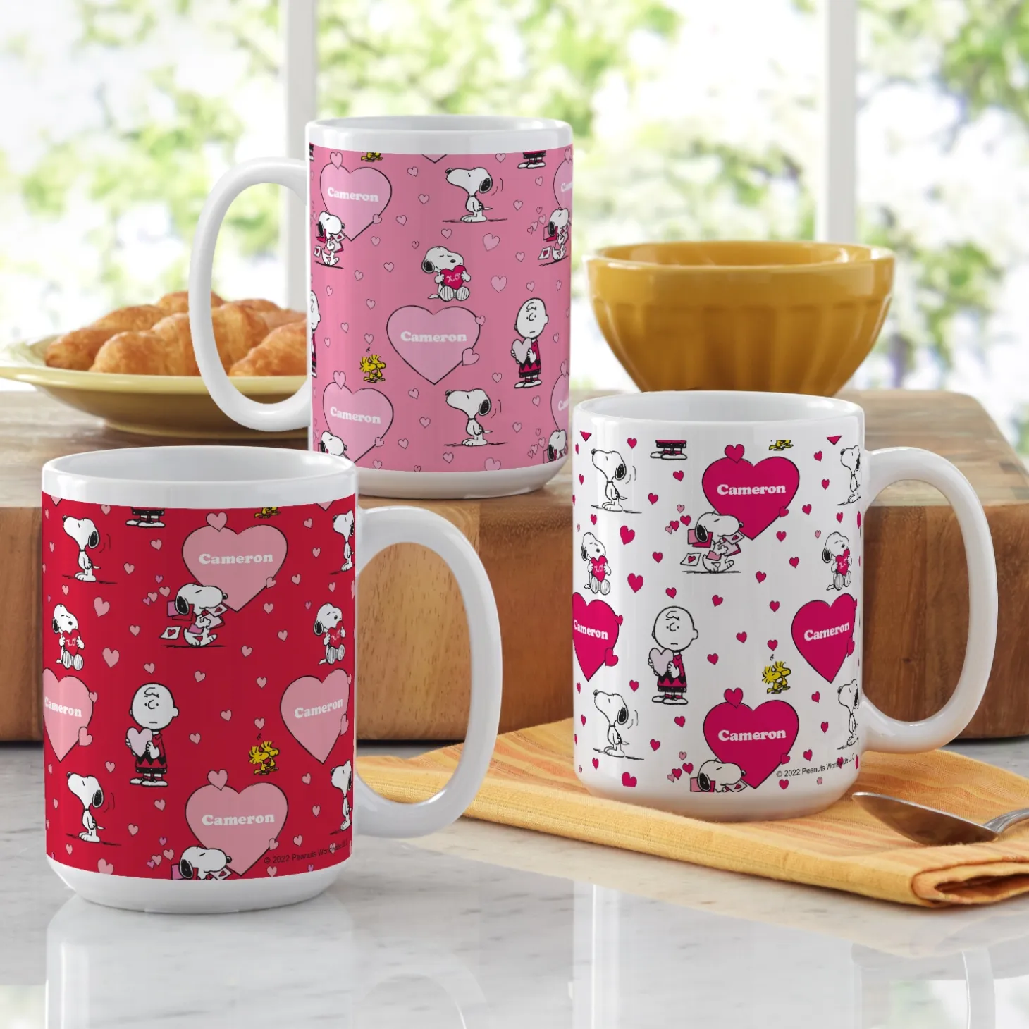 PEANUTS® Hearts Mug