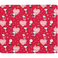 PEANUTS® Hearts Plush Blanket