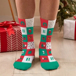 PEANUTS® Holiday Quilt Pattern Socks