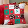 PEANUTS® Holiday Quilt Pattern Throw Pillow