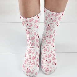 PEANUTS® Holiday Toile Pattern Socks