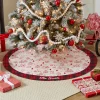 PEANUTS® Holiday Toile Pattern Quilted Tree Skirt