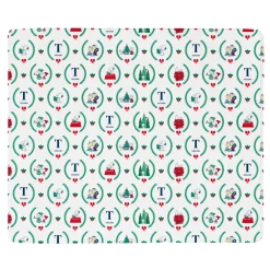 PEANUTS® Holiday Wreath Pattern Plush Blanket