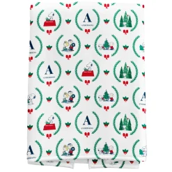 PEANUTS® Holiday Wreath Pattern Kitchen Towel