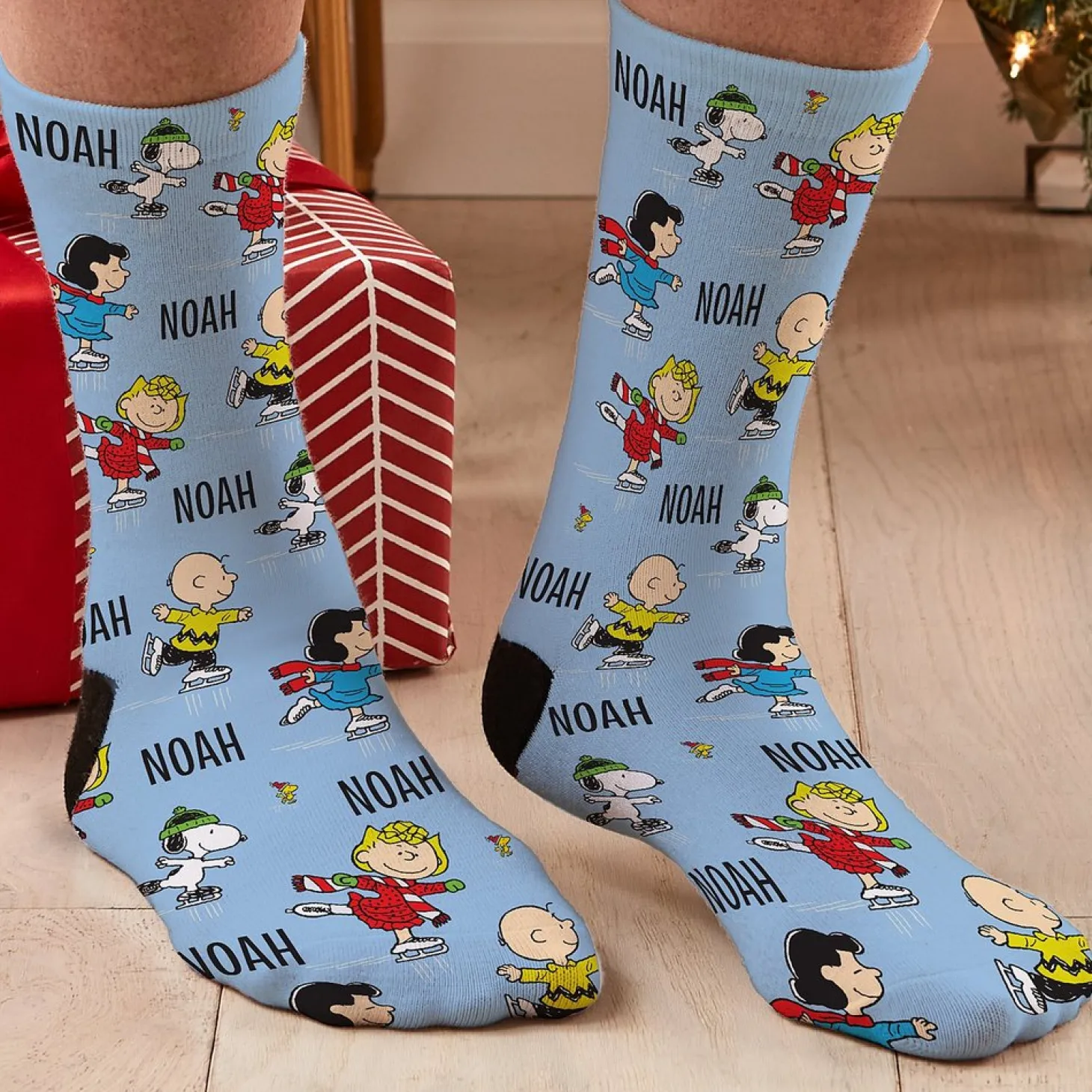 PEANUTS® Ice Skating Friends Socks