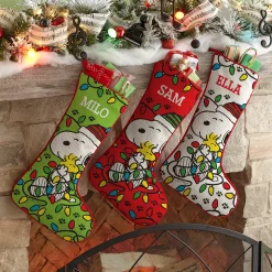 PEANUTS® Lots of Lights Stockings