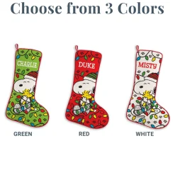 PEANUTS® Lots of Lights Stockings