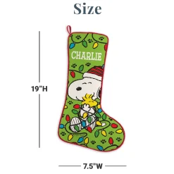 PEANUTS® Lots of Lights Stockings