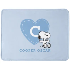 PEANUTS® Love Heart Plush Baby Blanket