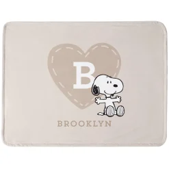 PEANUTS® Love Heart Plush Baby Blanket
