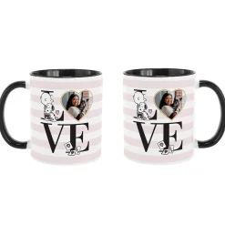 PEANUTS® Love Stripe Photo Mug