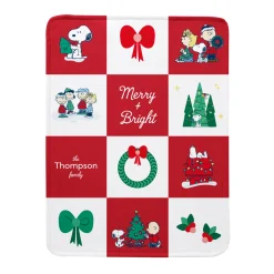 PEANUTS® Merry & Bright Plush Blanket