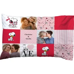 PEANUTS® Patchwork Photo Pillowcase