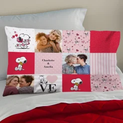PEANUTS® Patchwork Photo Pillowcase