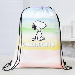 PEANUTS® Rainbow Drawstring Bag
