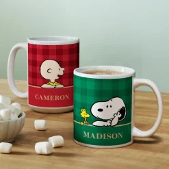 PEANUTS® Simple Plaid Mug