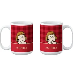 PEANUTS® Simple Plaid Mug