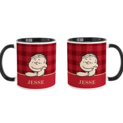 PEANUTS® Simple Plaid Mug