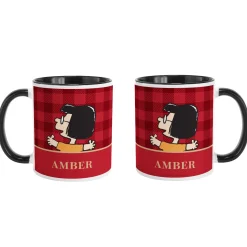 PEANUTS® Simple Plaid Mug
