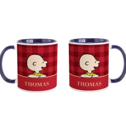 PEANUTS® Simple Plaid Mug