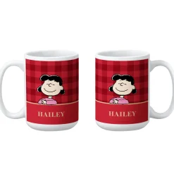 PEANUTS® Simple Plaid Mug