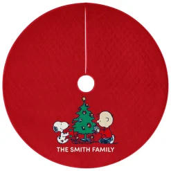 PEANUTS® Snoopy™ and Charlie Brown Christmas Tree Skirt
