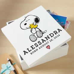 PEANUTS® Snoopy™ and Woodstock Baby Keepsake Box