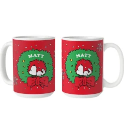 PEANUTS® Snoopy™ Holiday Wreath Mug