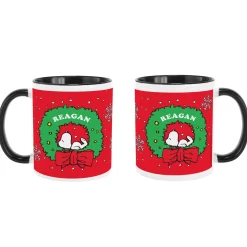 PEANUTS® Snoopy™ Holiday Wreath Mug