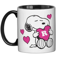 PEANUTS® Snoopy™ Initial Heart Mug