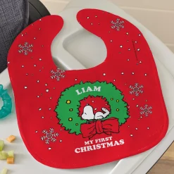 PEANUTS® Snoopy™ My First Christmas Holiday Bib