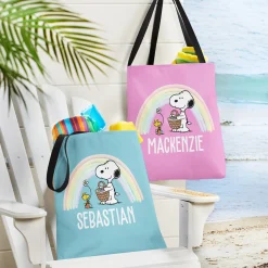 PEANUTS® Snoopy™ & Woodstock Rainbow Tote