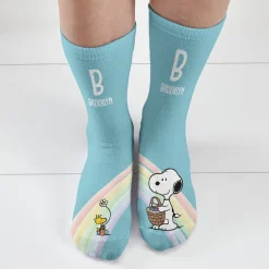 PEANUTS® Snoopy™ & Woodstock Rainbow Socks