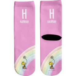 PEANUTS® Snoopy™ & Woodstock Rainbow Socks