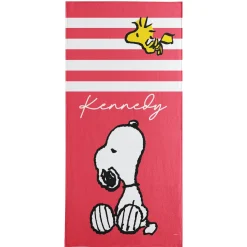 PEANUTS® Snoopy™ & Woodstock Stripes Beach Towel