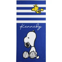 PEANUTS® Snoopy™ & Woodstock Stripes Beach Towel