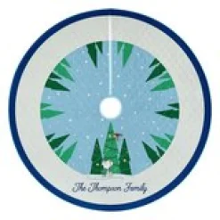 PEANUTS® Snowy Day Tree Skirt