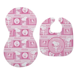PEANUTS® Sweet Baby Snoopy™ Bib & Burp Cloth Set