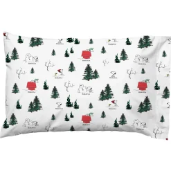 PEANUTS® Winter Snoopy™ All Over Pattern Pillowcase