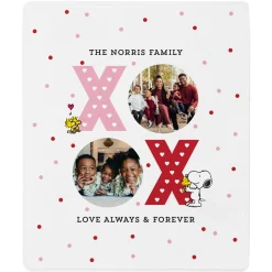 PEANUTS® XOXO Photo Plush Blanket