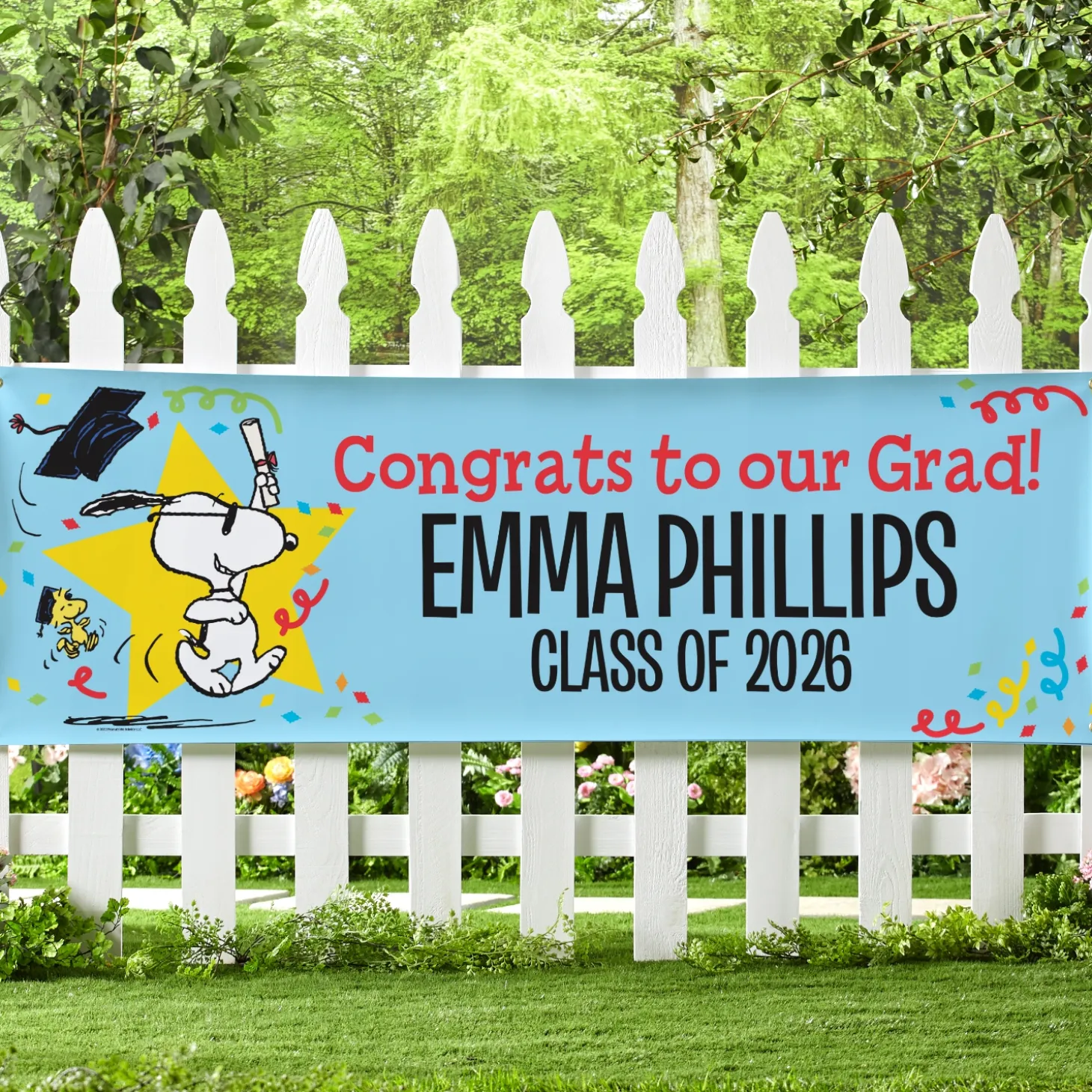 PEANUTS® You Did It Grad! Banner