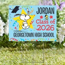 PEANUTS® You Did it Grad! 2-Sided Yard Sign
