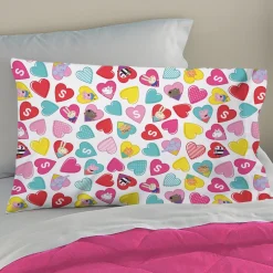 Peppa Pig and Friends Colorful Hearts Pillowcase