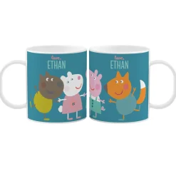 Peppa Pig and Friends Cookies for Santa Personalized Tableware