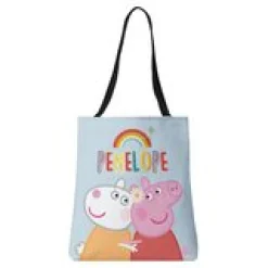 Peppa Pig Blue Rainbow Tote Bag