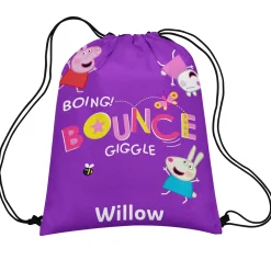 Peppa Pig Boing Bounce Giggle Drawstring Bag