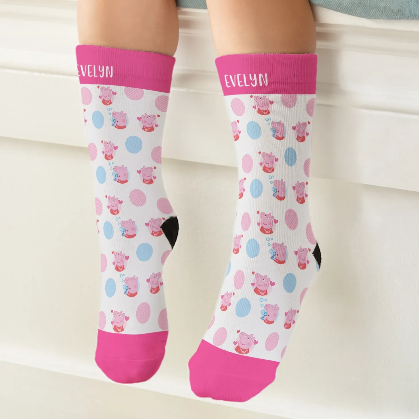 Peppa Pig Dots Socks